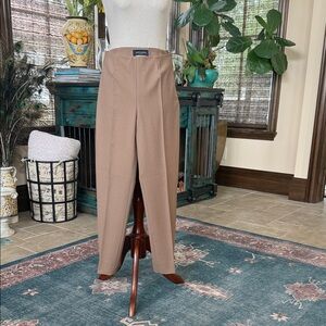 Piazza Sempione Beige Pinstripe Trousers
